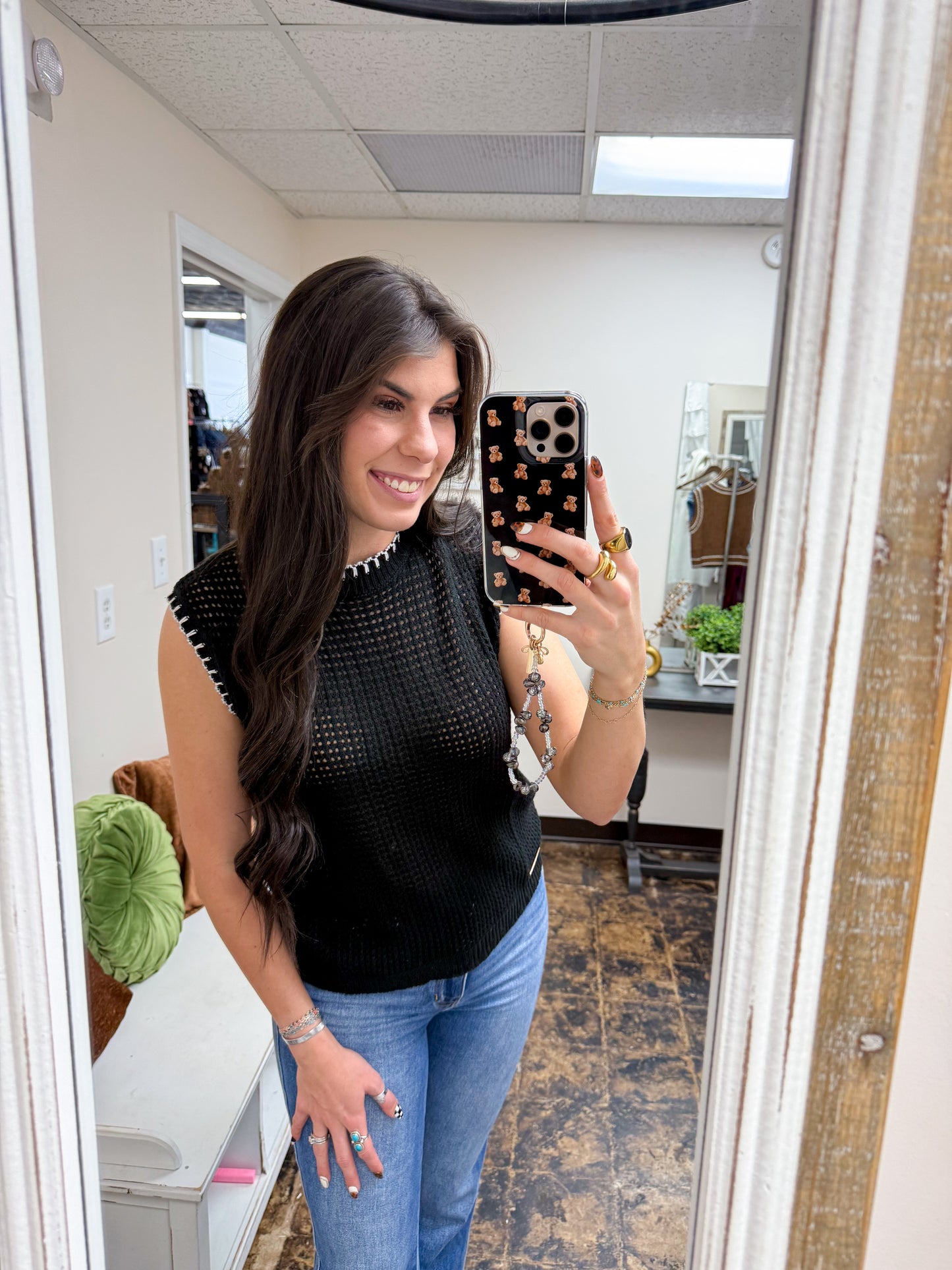 Simply Southern - Olivia Sweater Top - Black - 2025