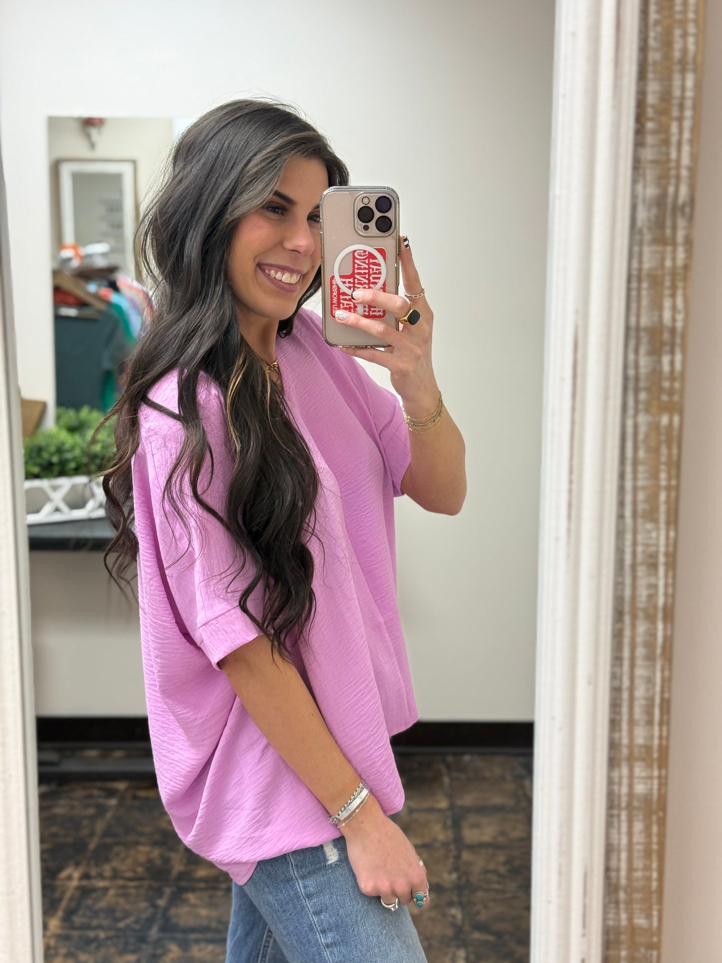 FINAL SALE - The Becca Top - Mauve