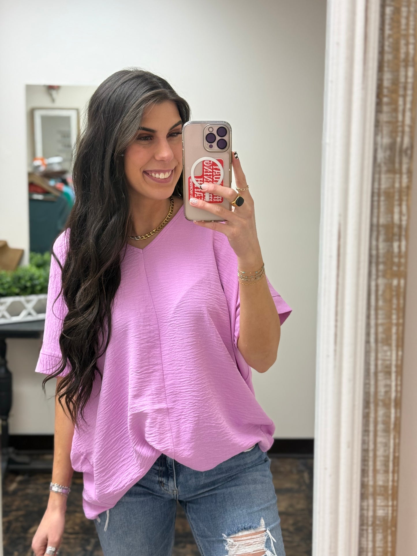FINAL SALE - The Becca Top - Mauve