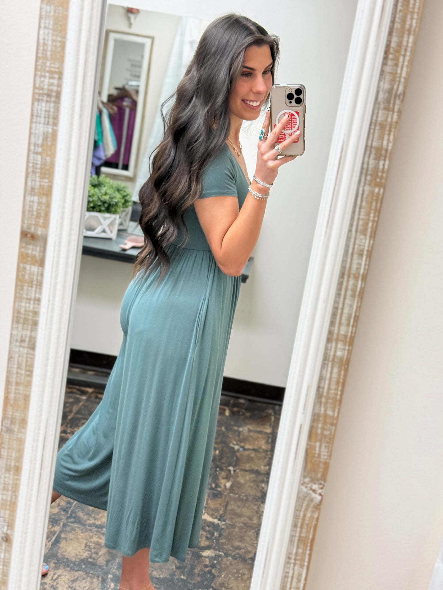 The Wesleigh Jumpsuit - Ash Jade