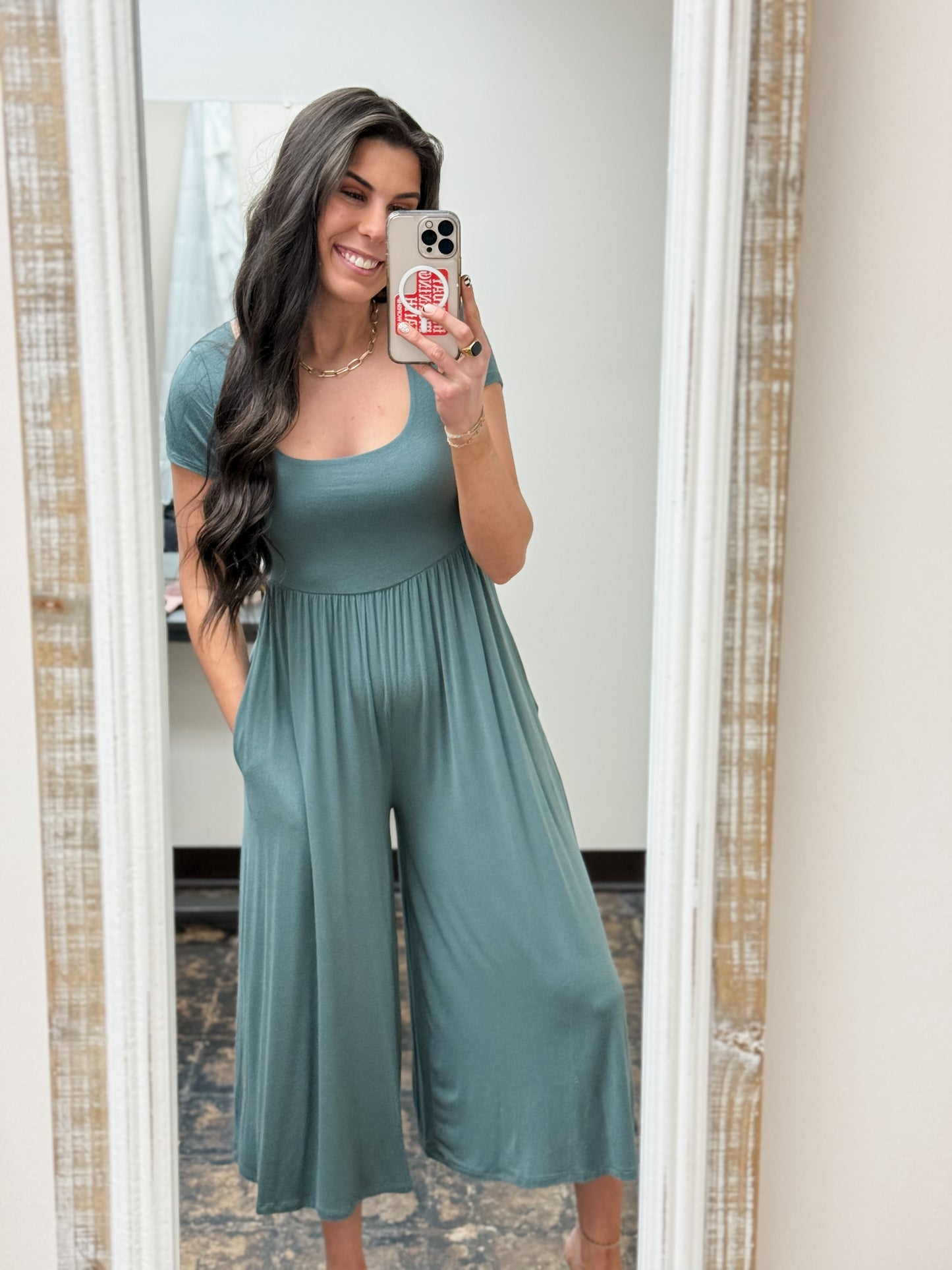 The Wesleigh Jumpsuit - Ash Jade