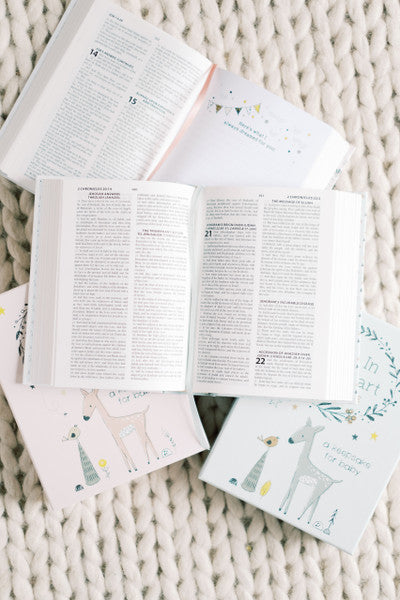 Kept in My Heart KJV Bible - A Keepsake for Baby - Hazel Woodland