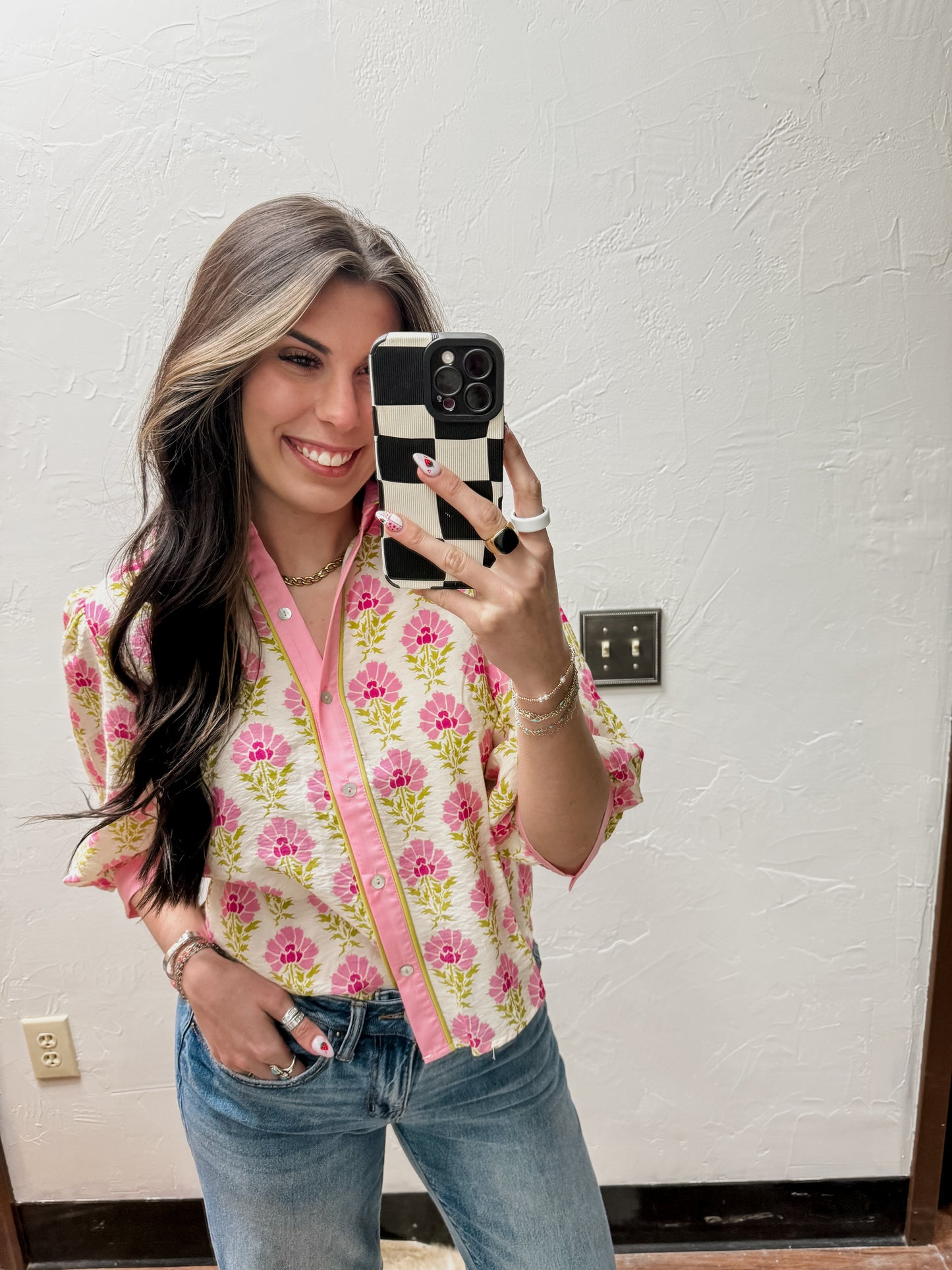 The Eloise Top - Pink