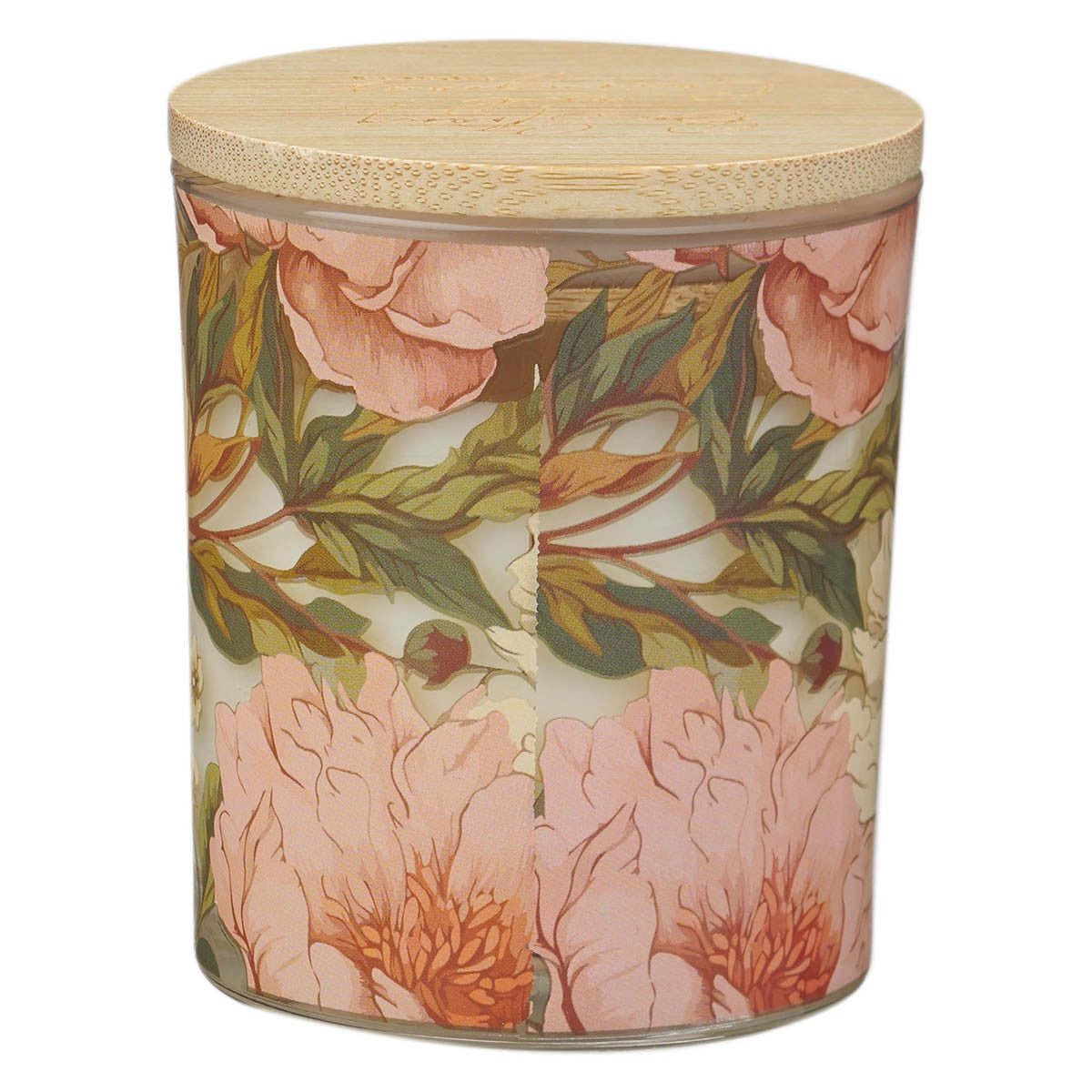 Be Strong and Courageous Eucalyptus Sandalwood Scented Glass Jar Candle - Joshua 1:9