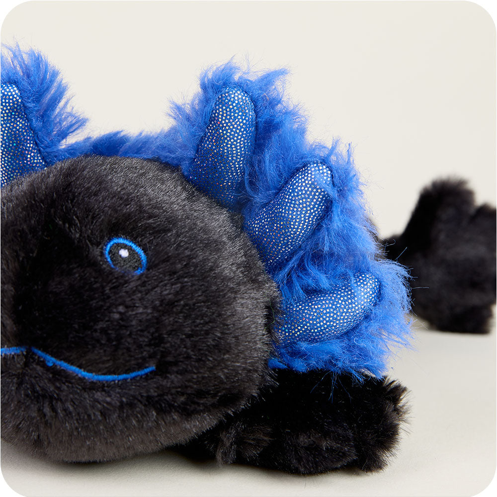 Warmies® Junior Stuffed Animal - Black Axolotl