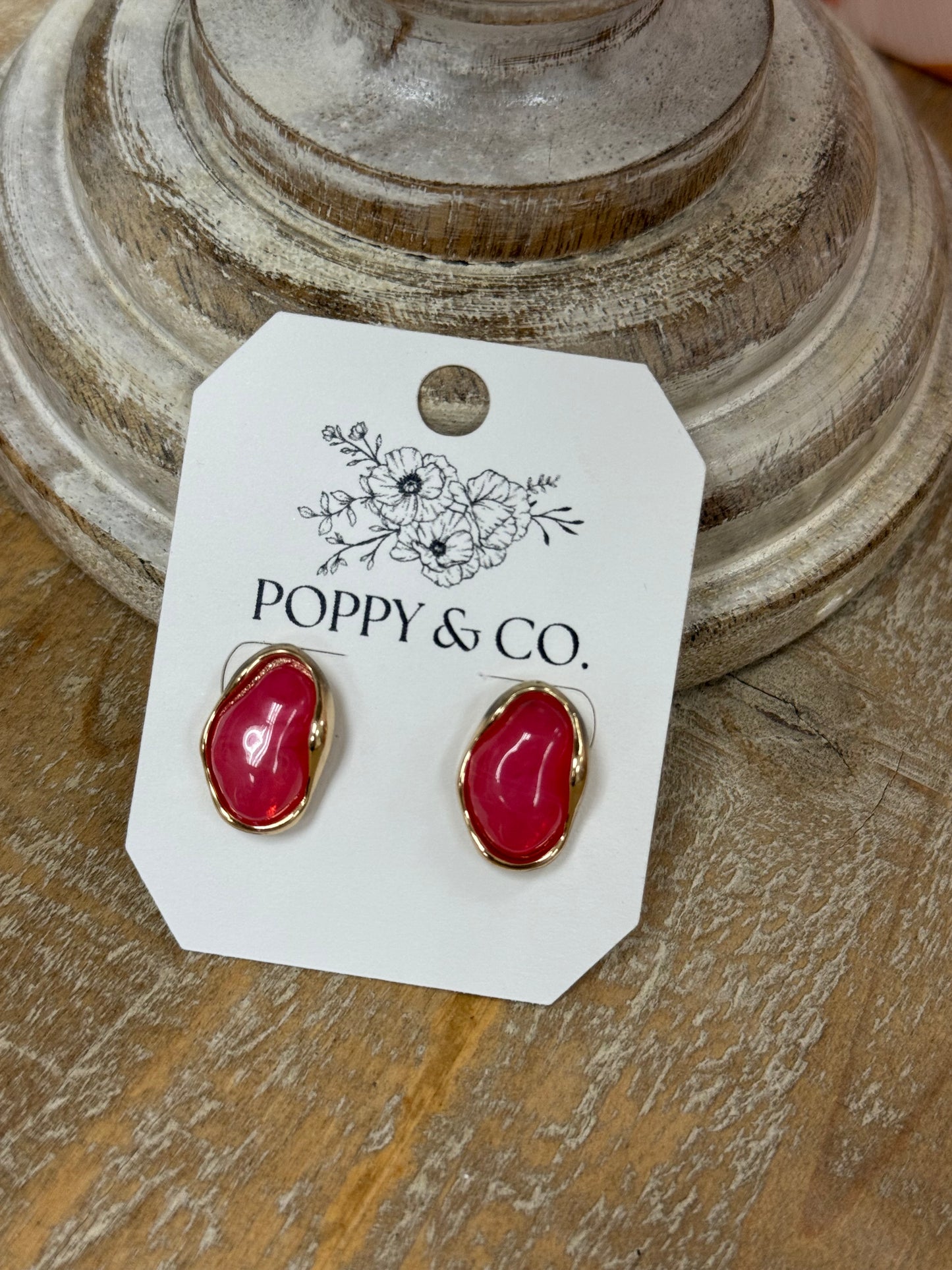 The Jonnie Earrings - Pink