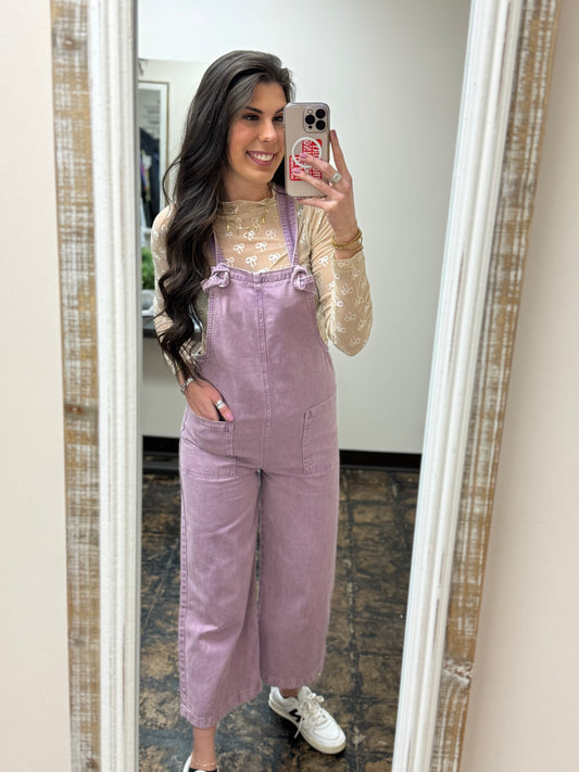 The Audri Jumpsuit - Violet