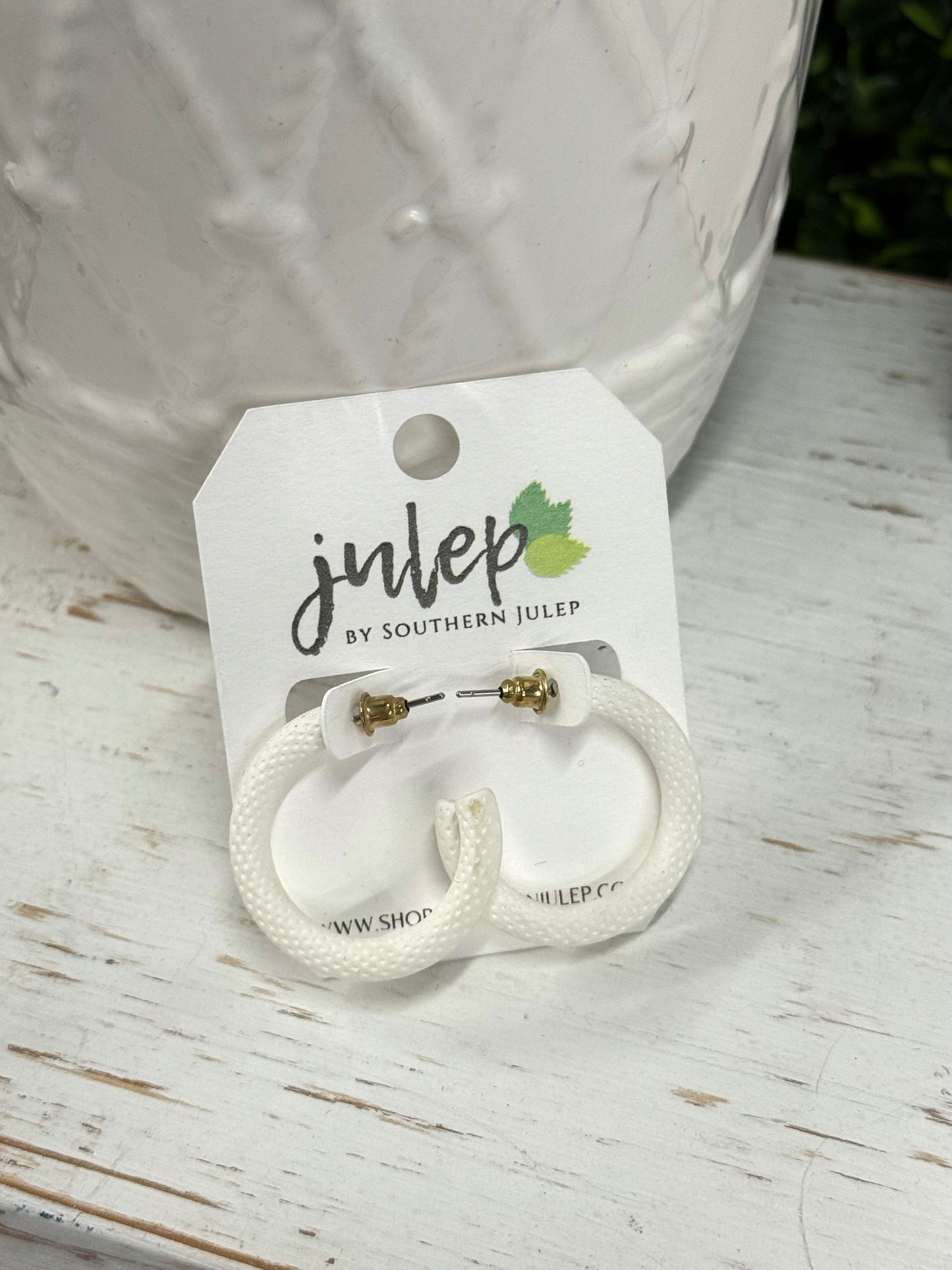 The Summer Earrings - White