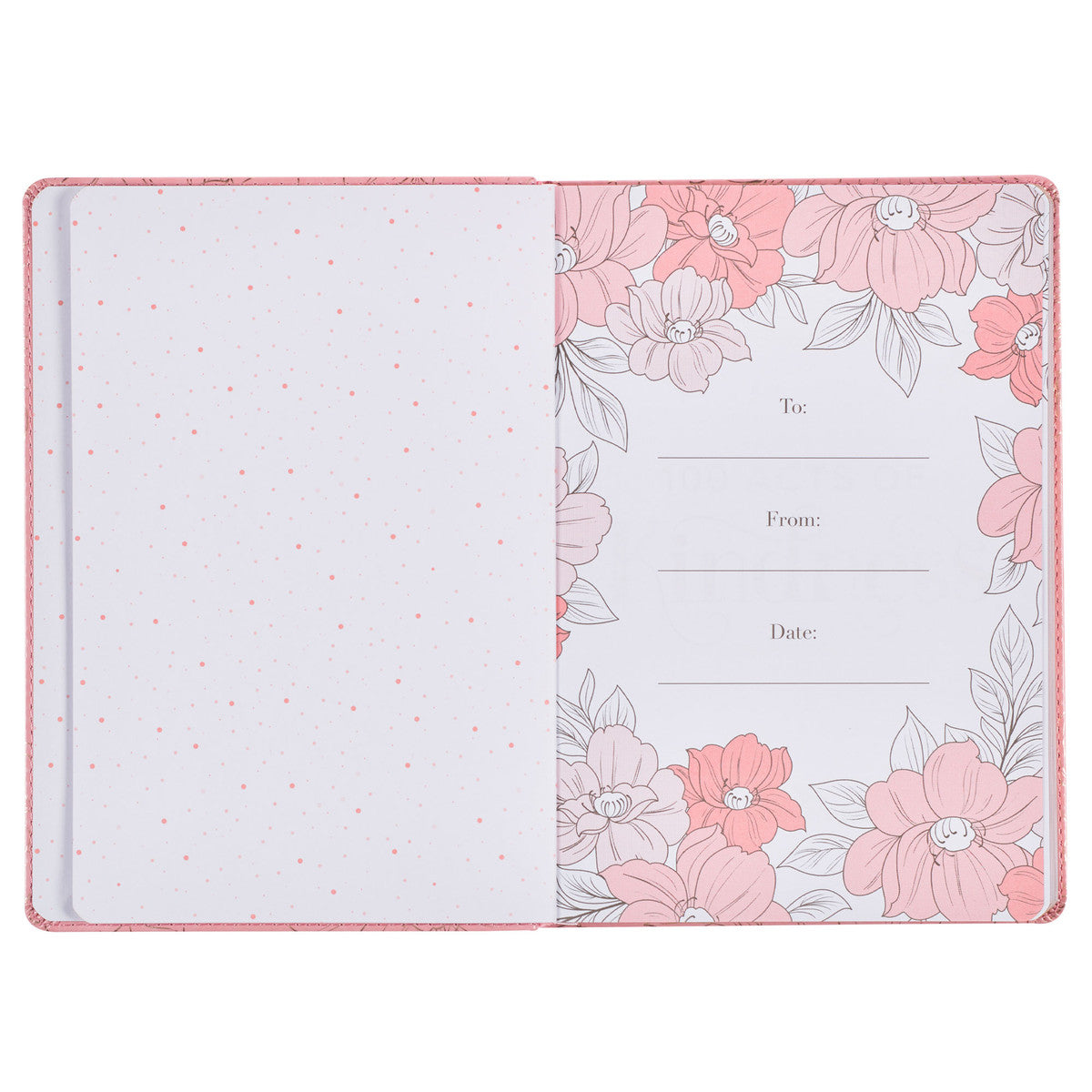 100 Acts of Kindness Pink Faux Leather Devotional
