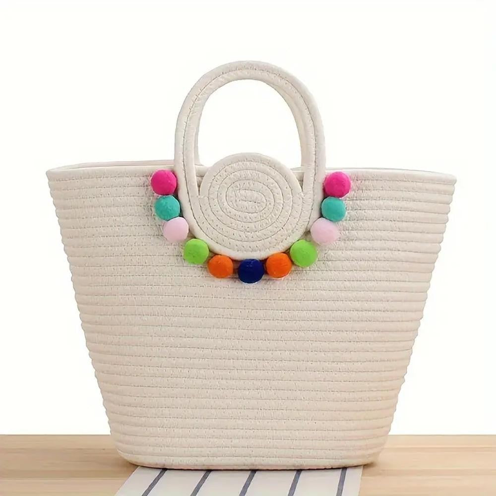 The Karina Tote Bag - Cream