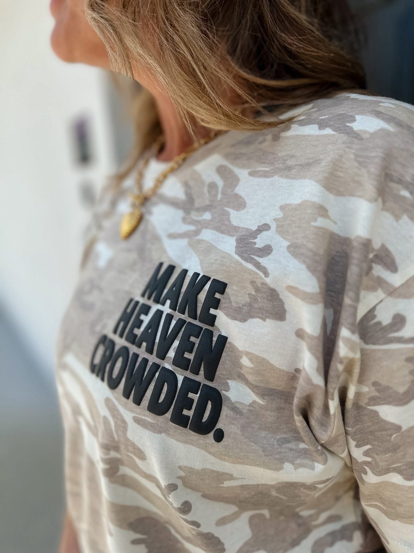 The Make Heaven Crowded Camo Tee