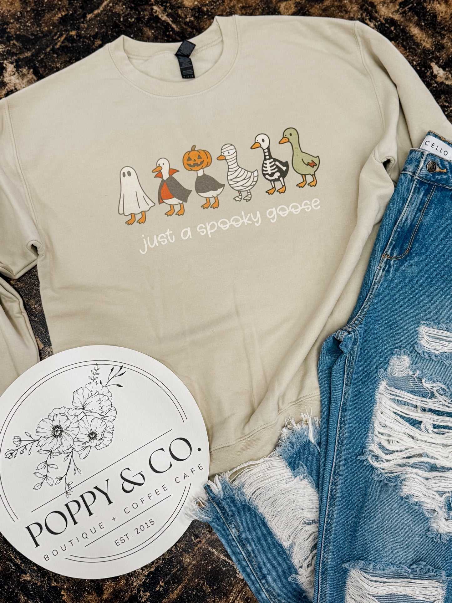 The Just a Spooky Goose Sweatshirt