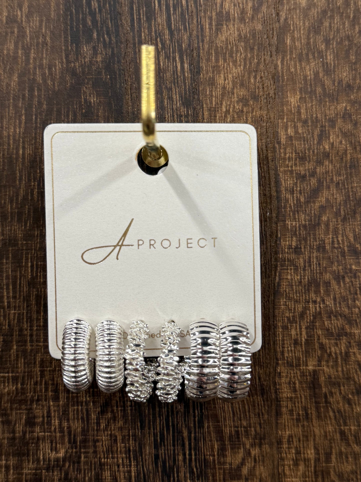 The Zinnia Earring Set - Silver