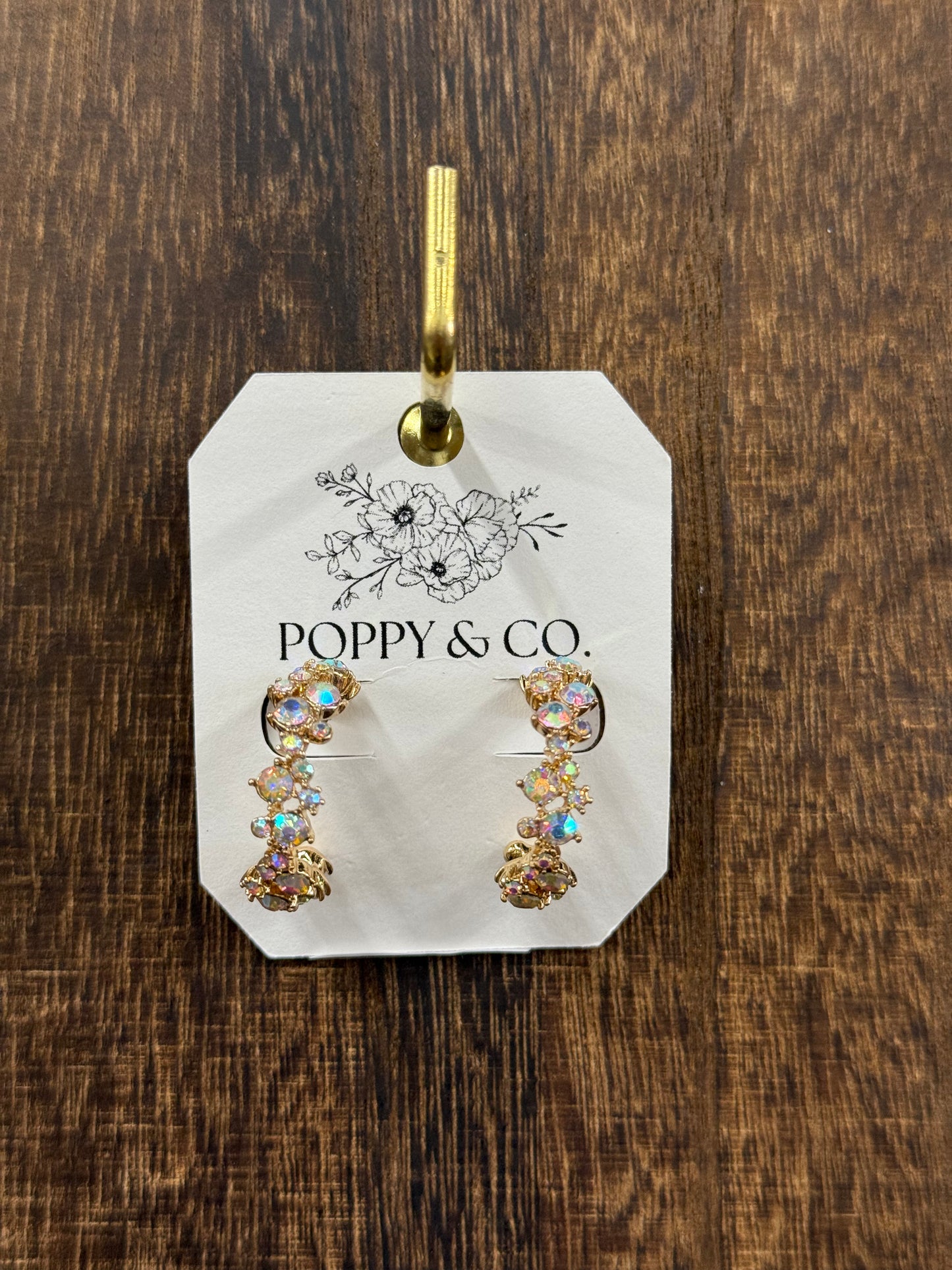 The Lei Earrings - Gold/Abalone