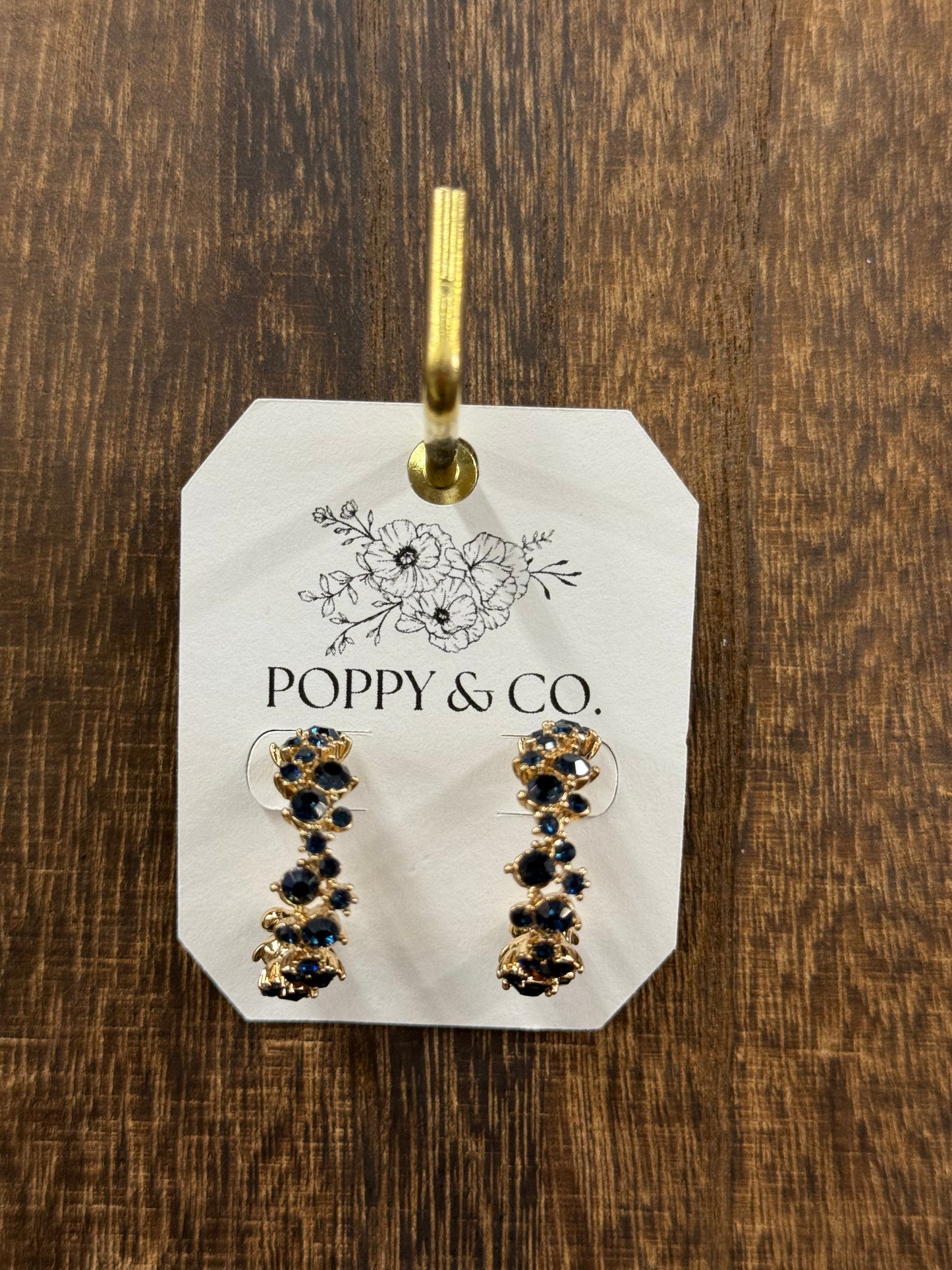 The Lei Earrings - Gold/Black