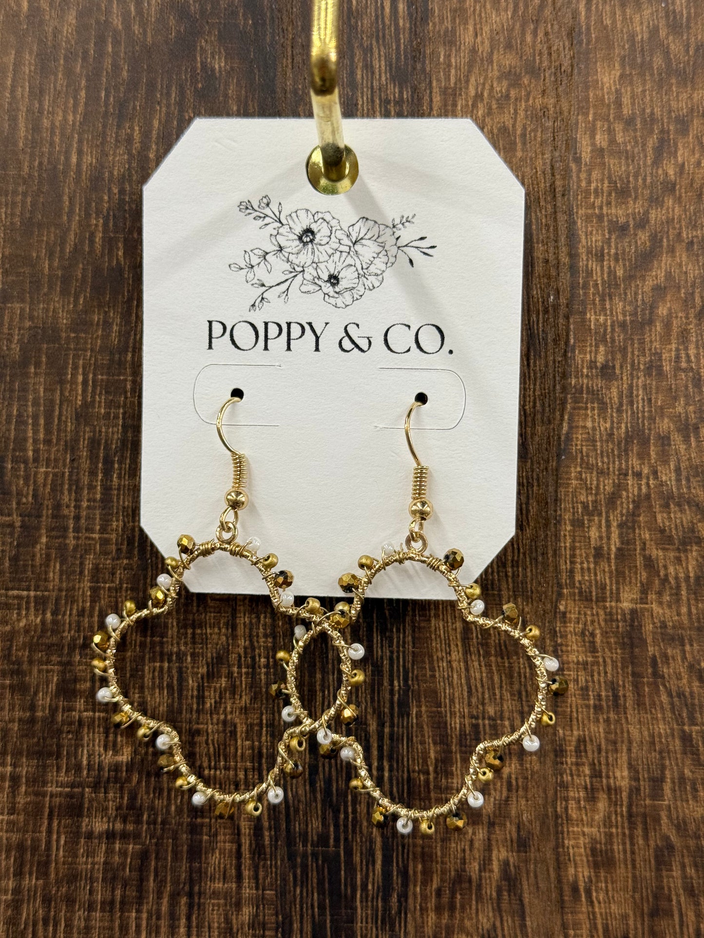 The Bria Earrings - Brown