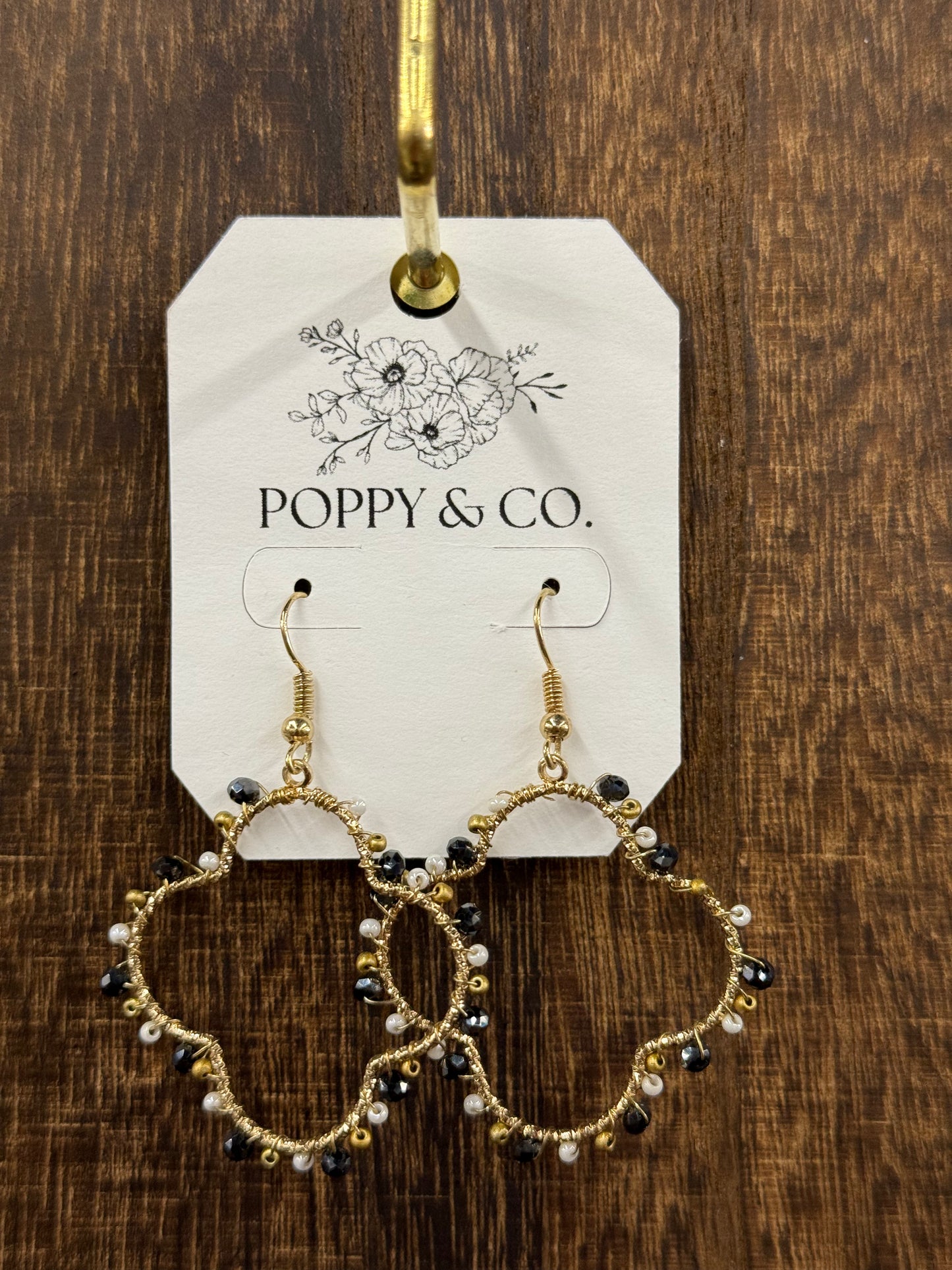 The Bria Earrings - Black