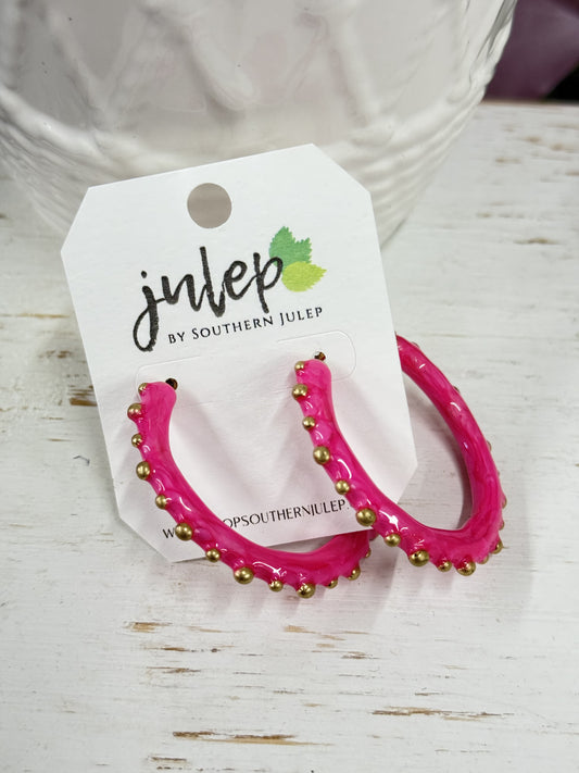 The Joslyn Earrings - Pink
