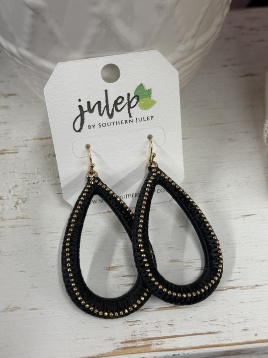 The Jessamine Earrings - Black
