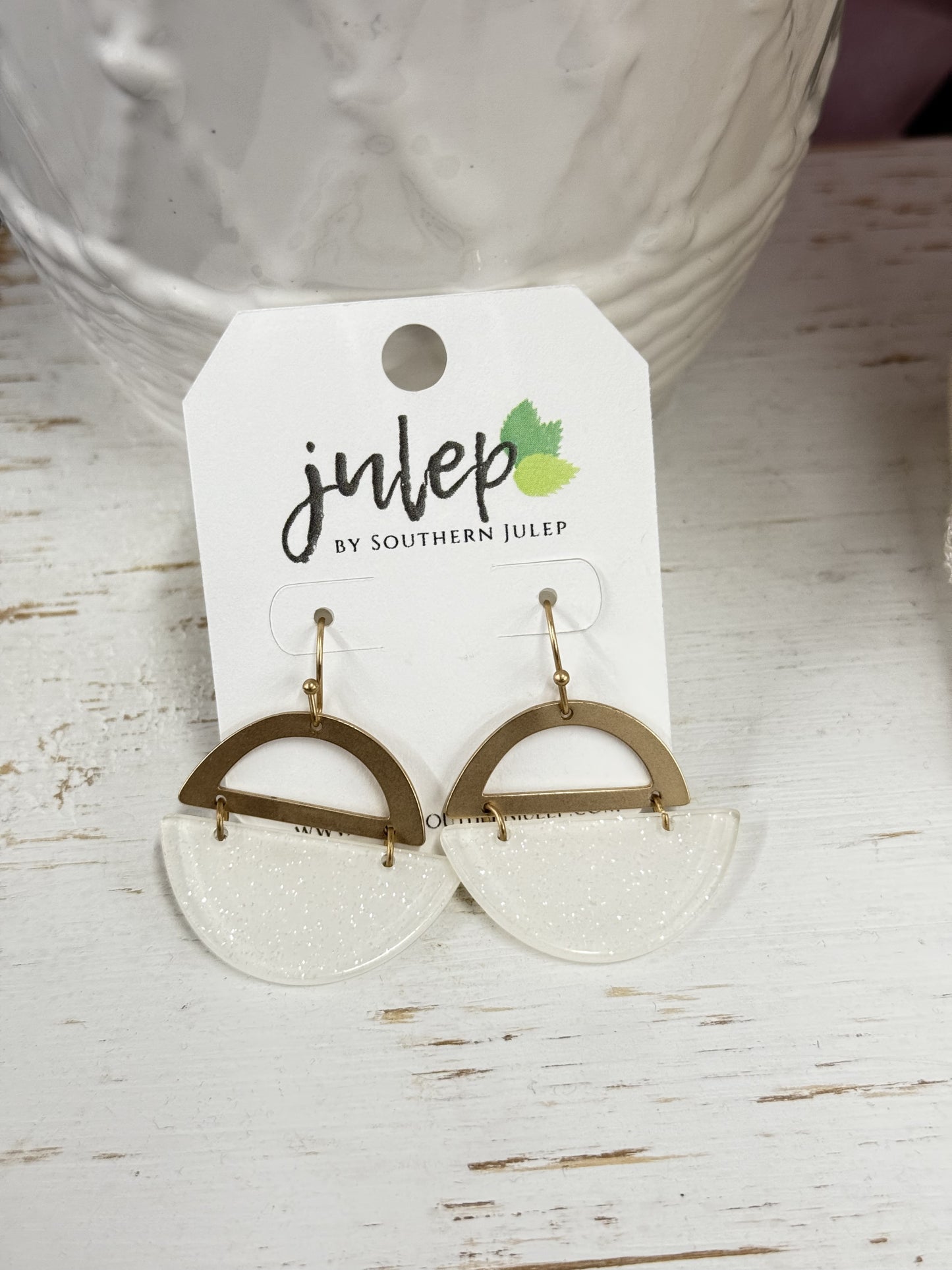 The Kaylin Earrings - White