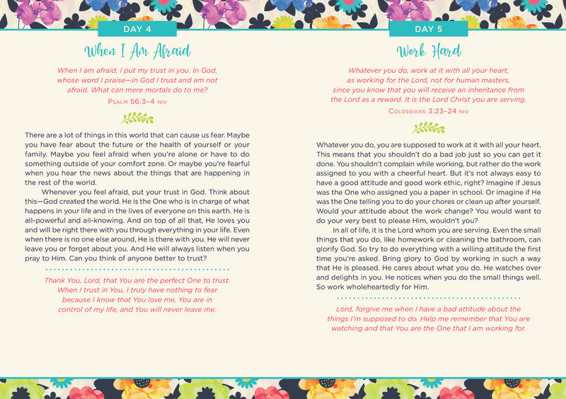 3-Minute Daily Devotions for Teen Girls