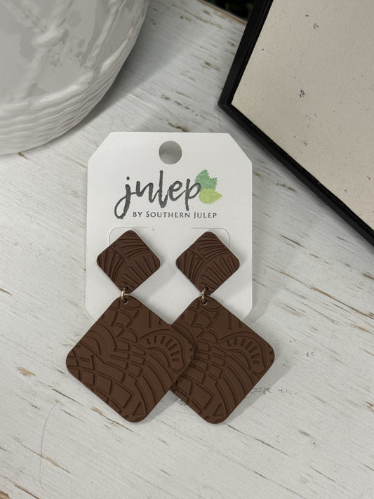 The Ruthie Earrings - Brown