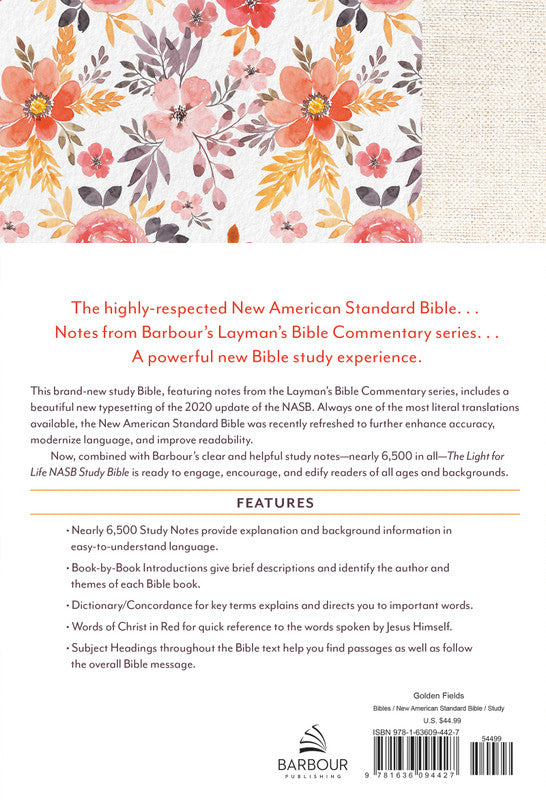 Light for Life NASB Study Bible : Golden Fields