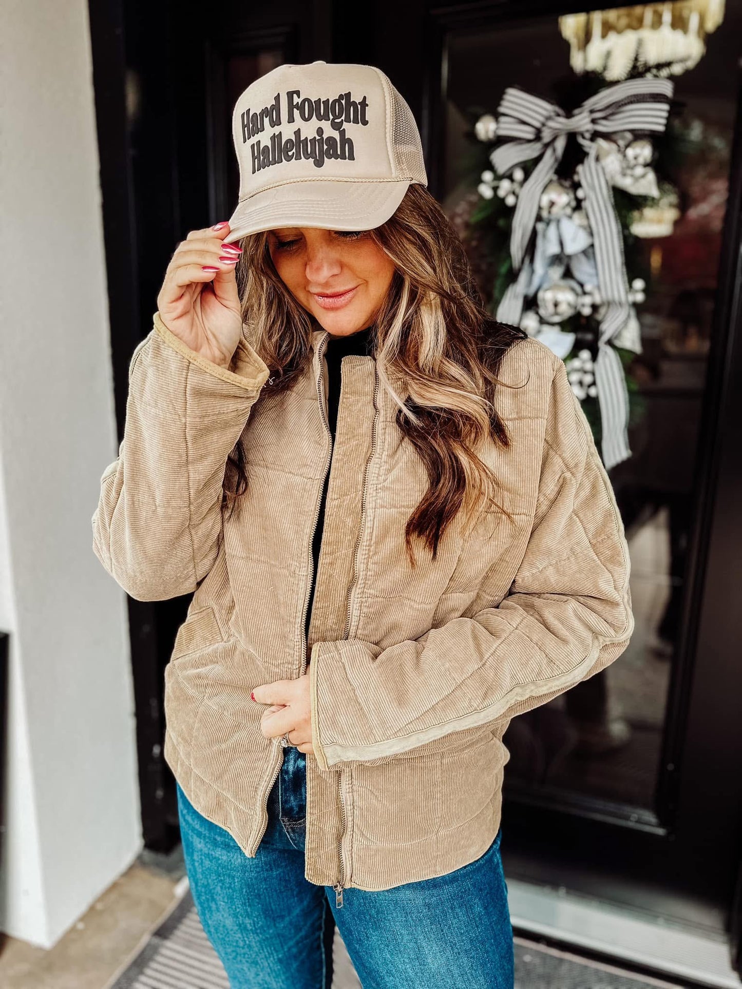 The Hard Fought Hallelujah Trucker Hat