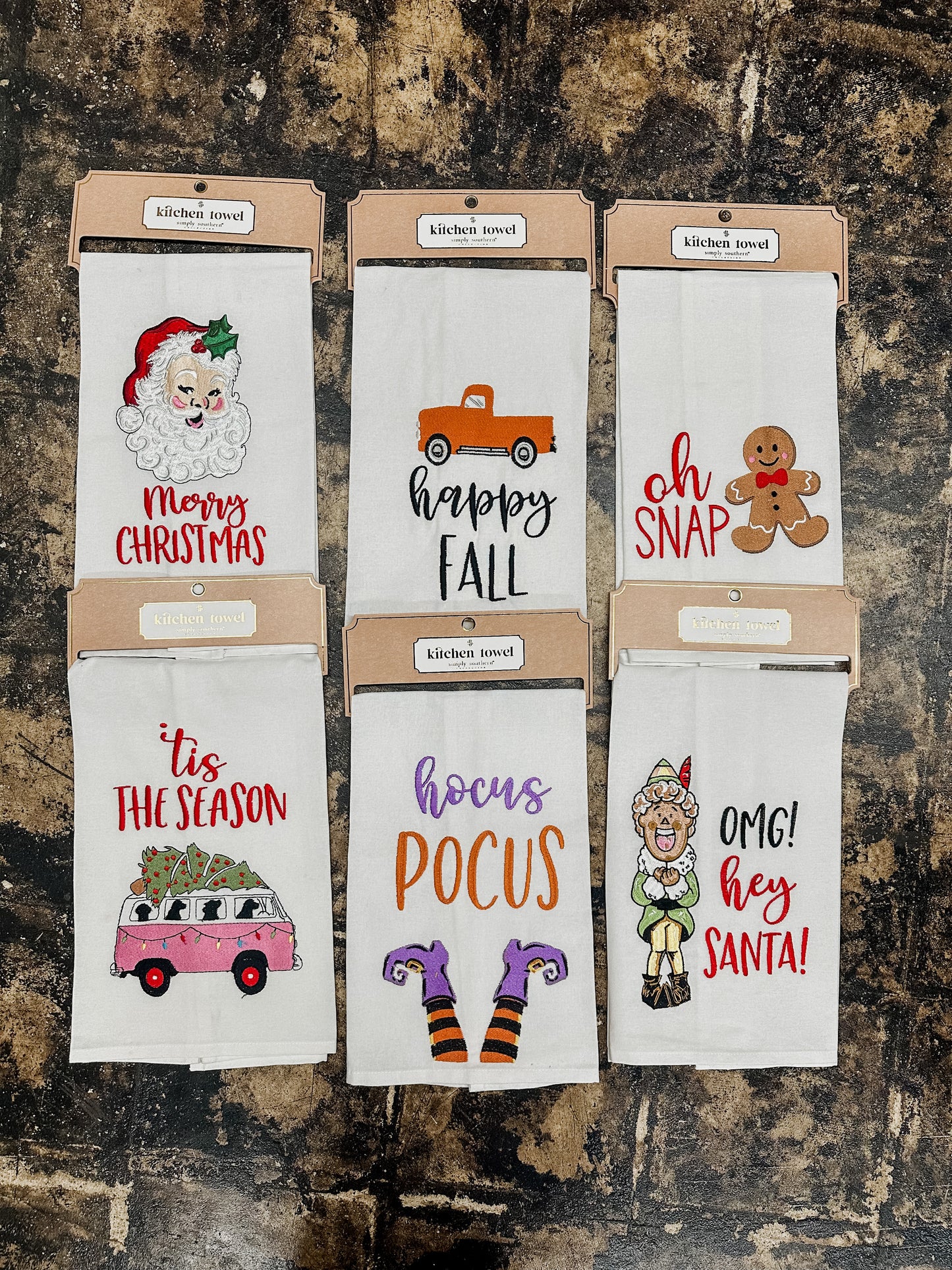 Simply Southern - Holiday Kitchen Towel - ASST.