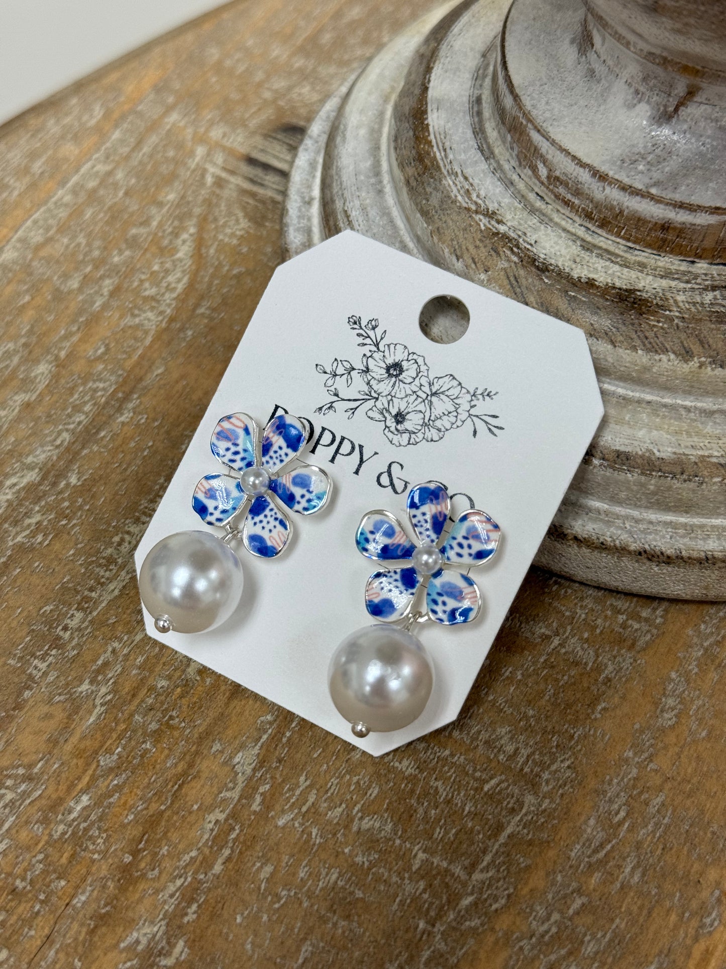 The Ruthie Earrings - Blue