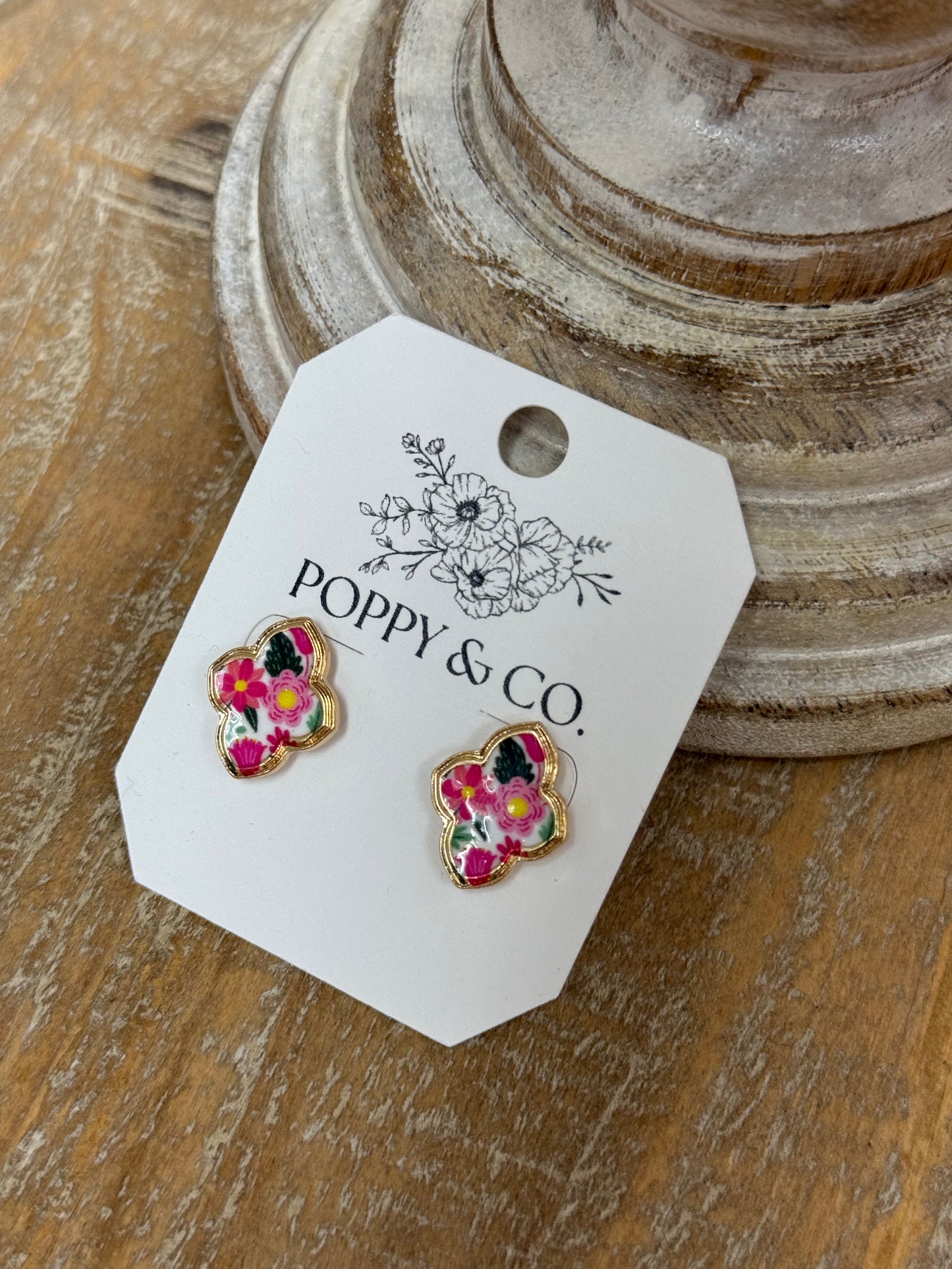 The Dessa Earrings - Pink