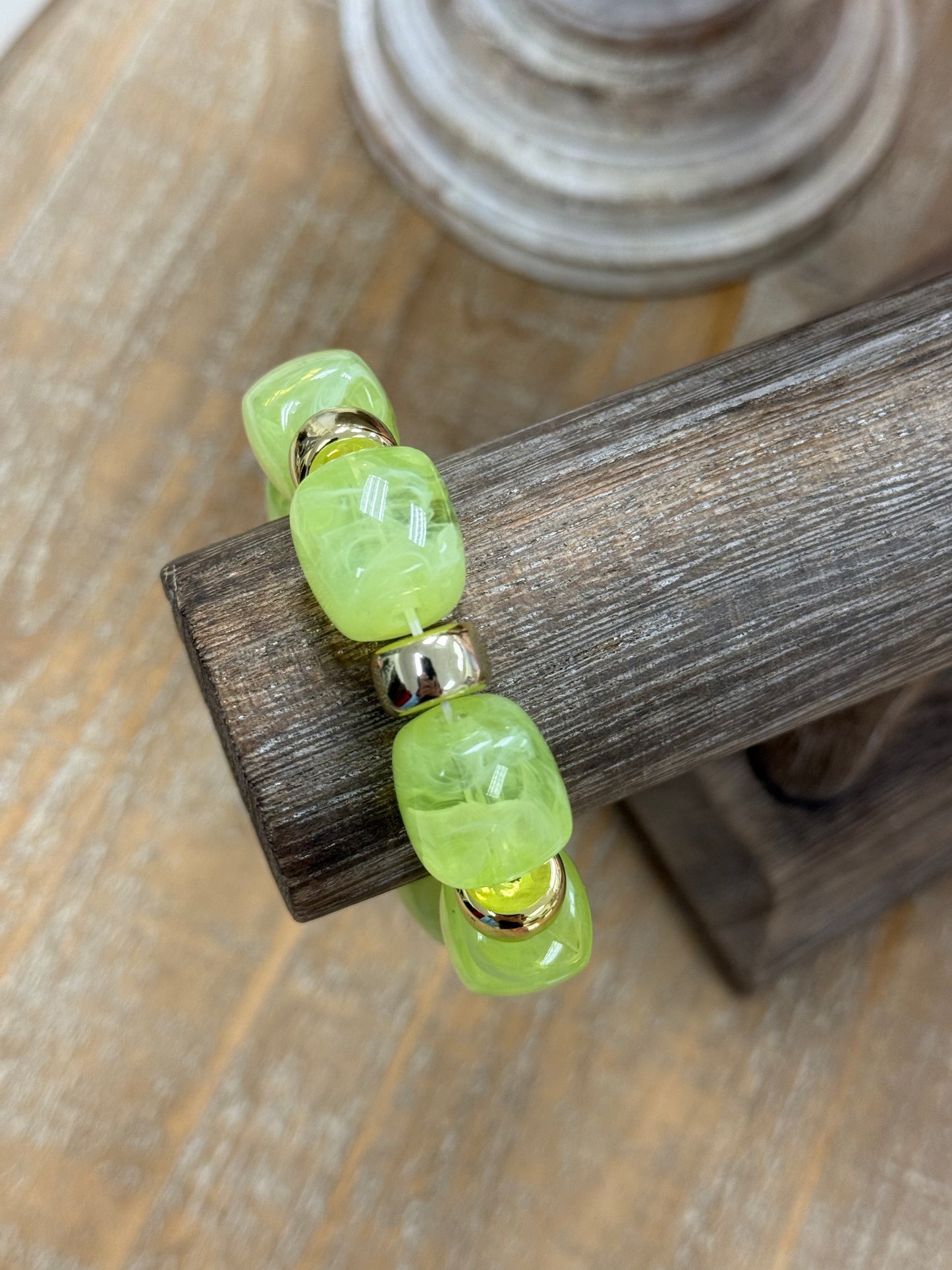 The Weslee Bracelet - Lime