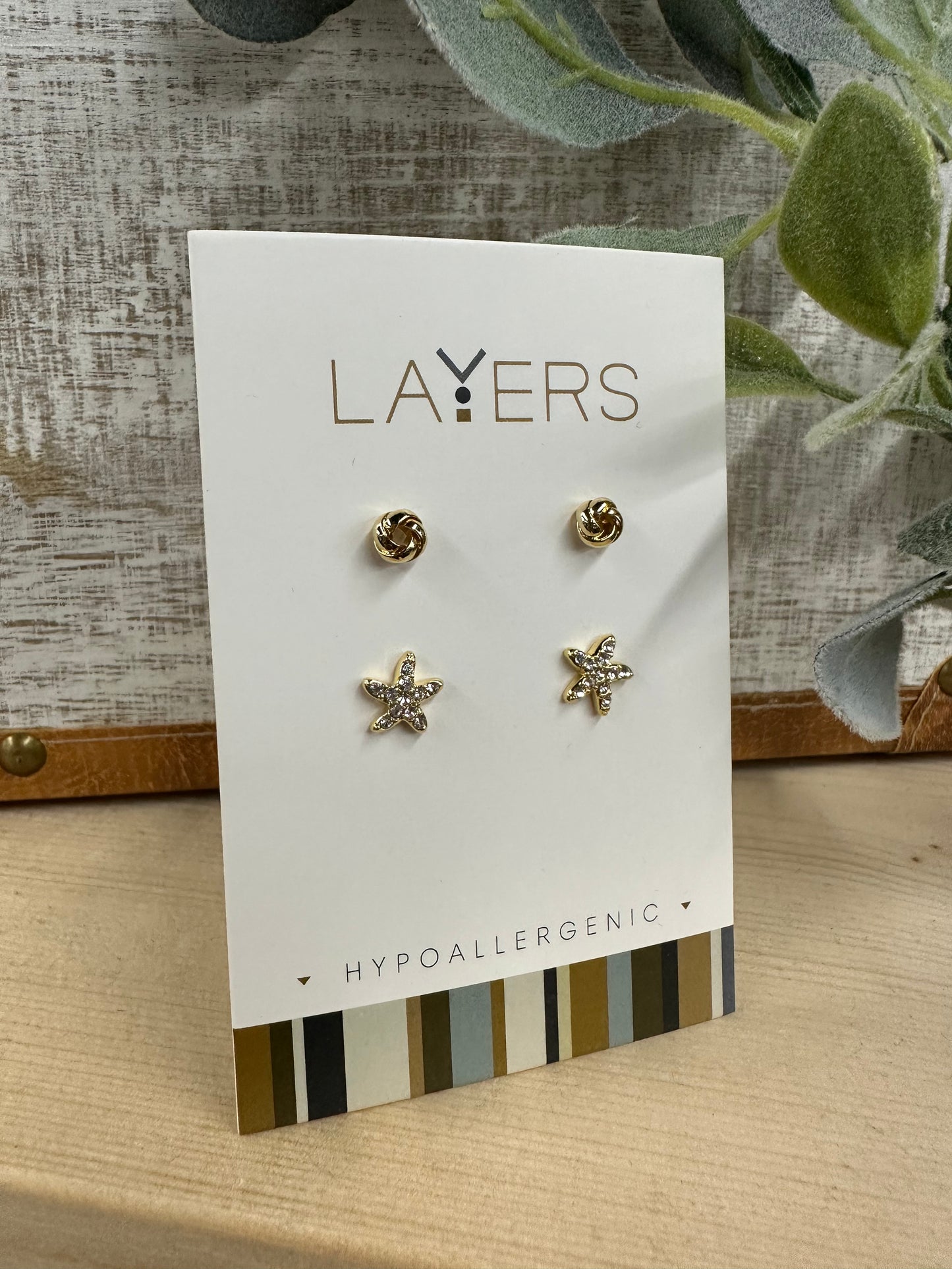 Layers Earrings - Gold