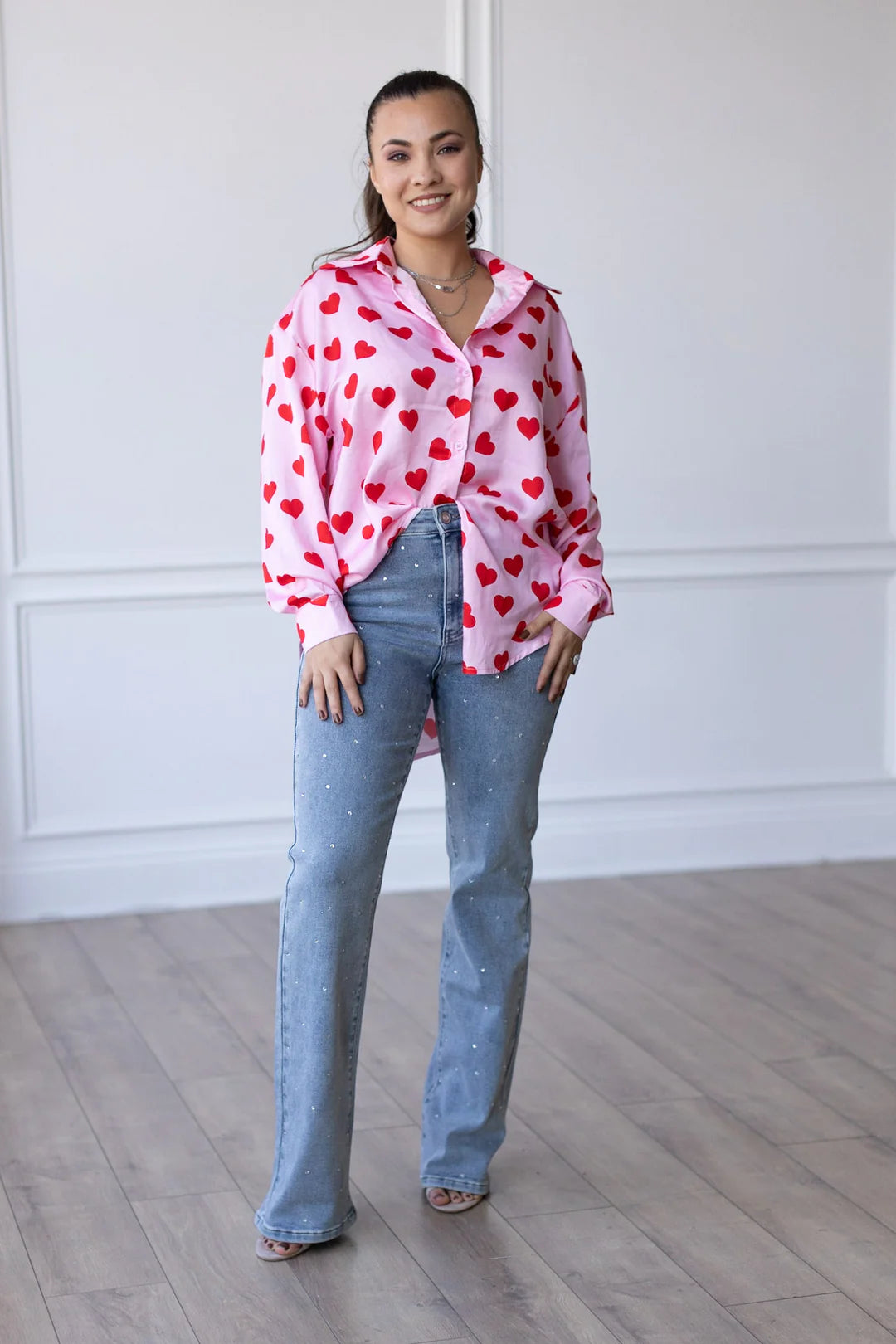 FINAL SALE - The Sweetheart Button Up Top