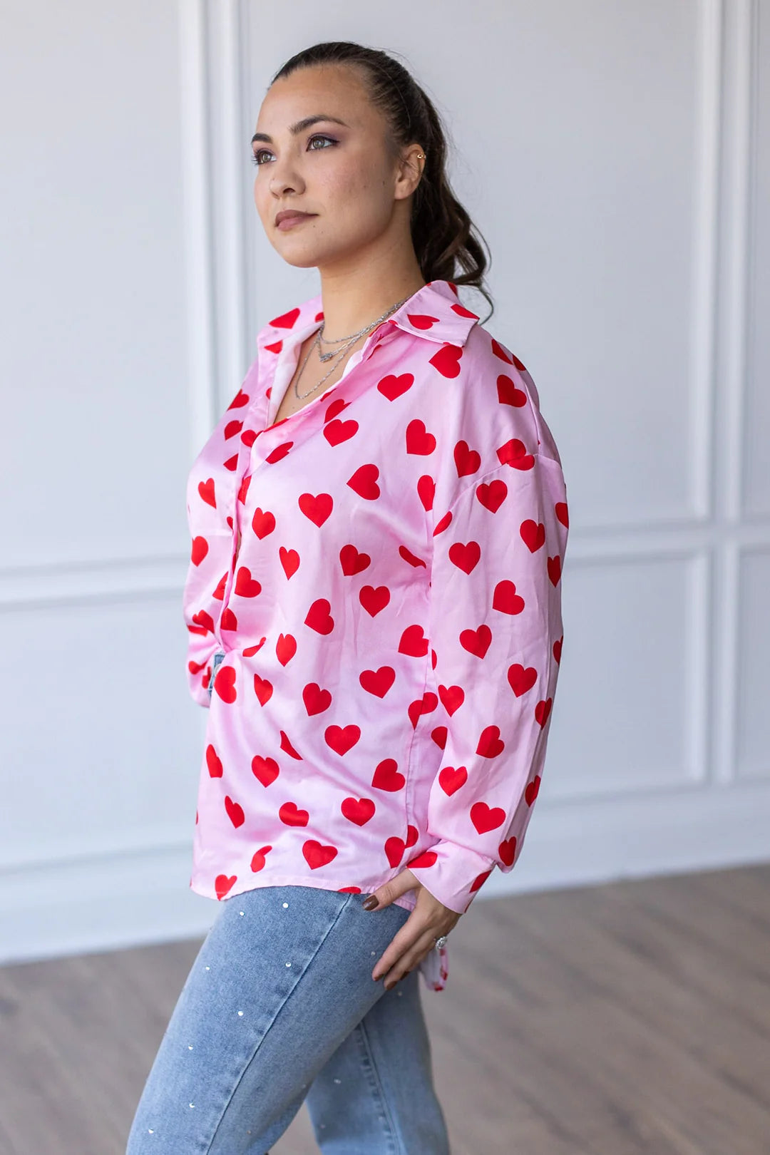 FINAL SALE - The Sweetheart Button Up Top