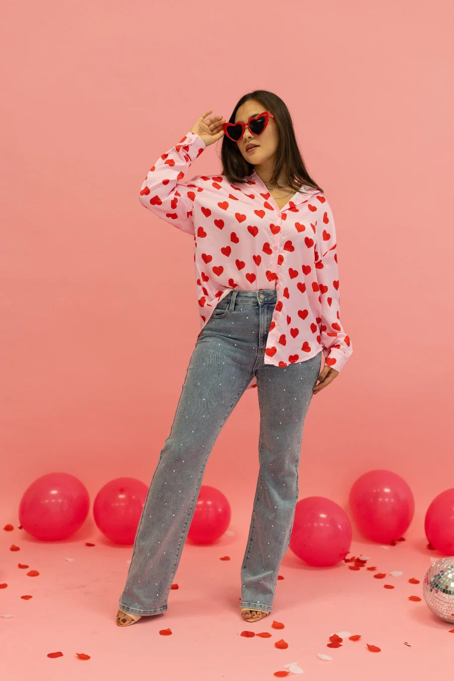 FINAL SALE - The Sweetheart Button Up Top
