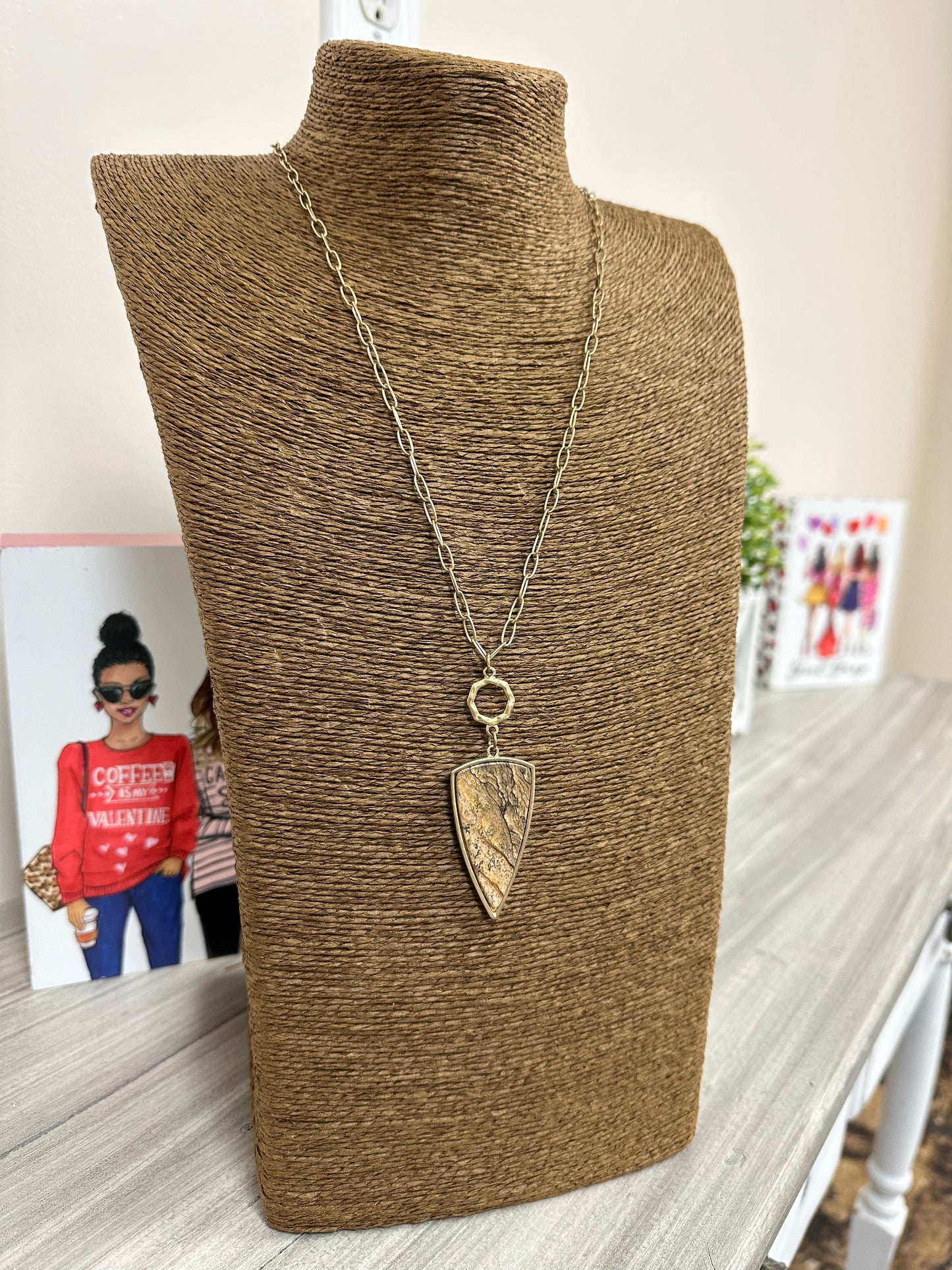 The Bruna Necklace - Brown