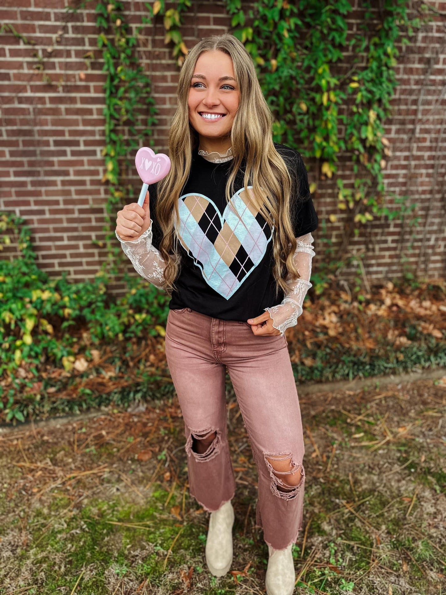 The Preppy Heart Tee