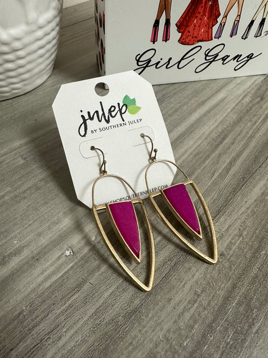 The Heidi Earrings - Magenta