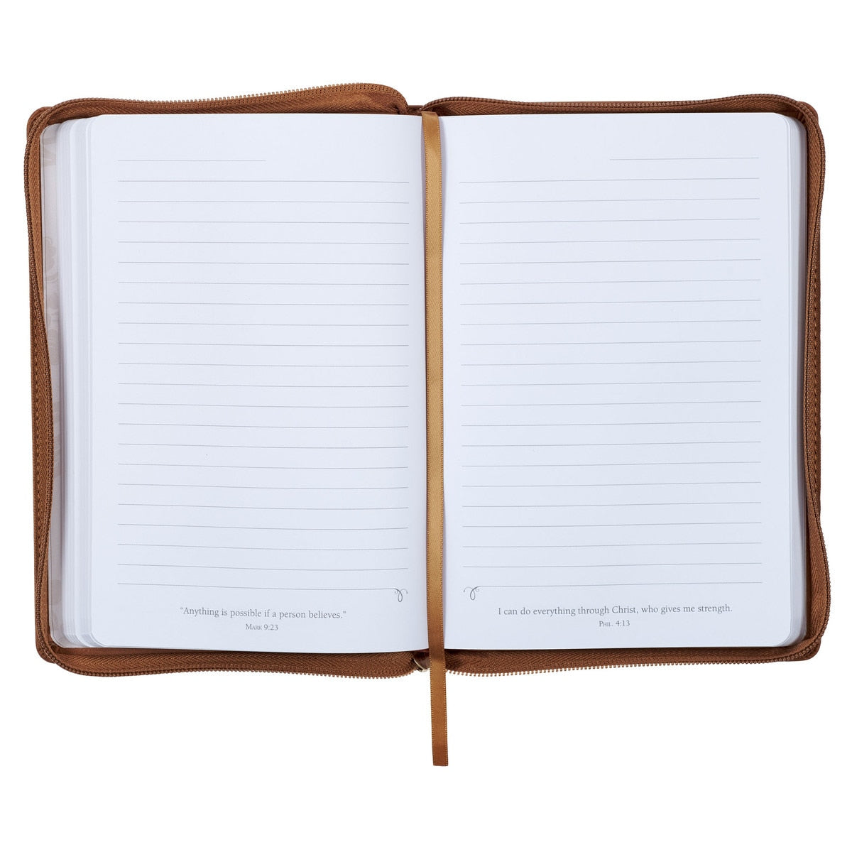 I Can Do All Things Through Christ Zippered Journal