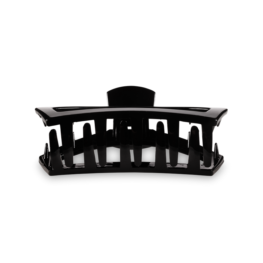 TELETIES - Open Medium Hair Clip - Jet Black