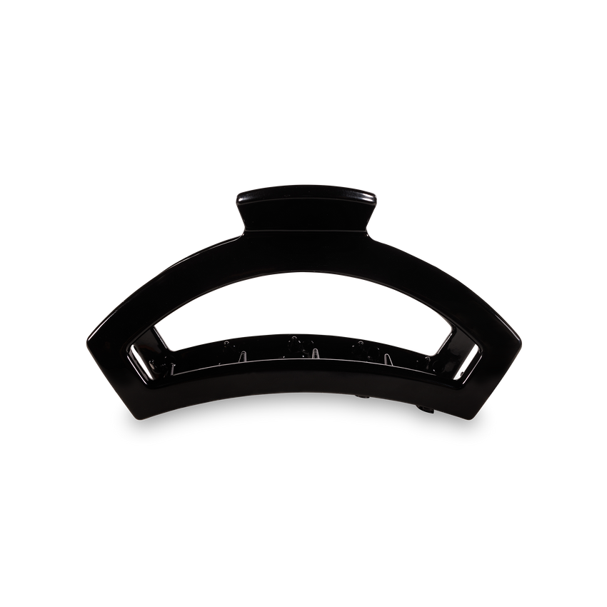 TELETIES - Open Medium Hair Clip - Jet Black