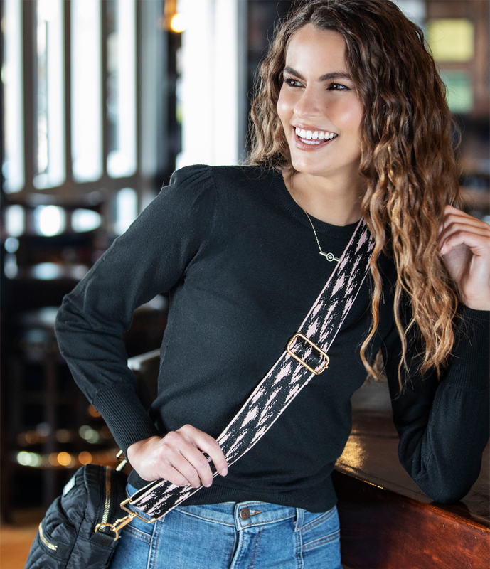 Kedzie Interchangeable Crossbody Guitar Straps - Asst. Rosewood Collection
