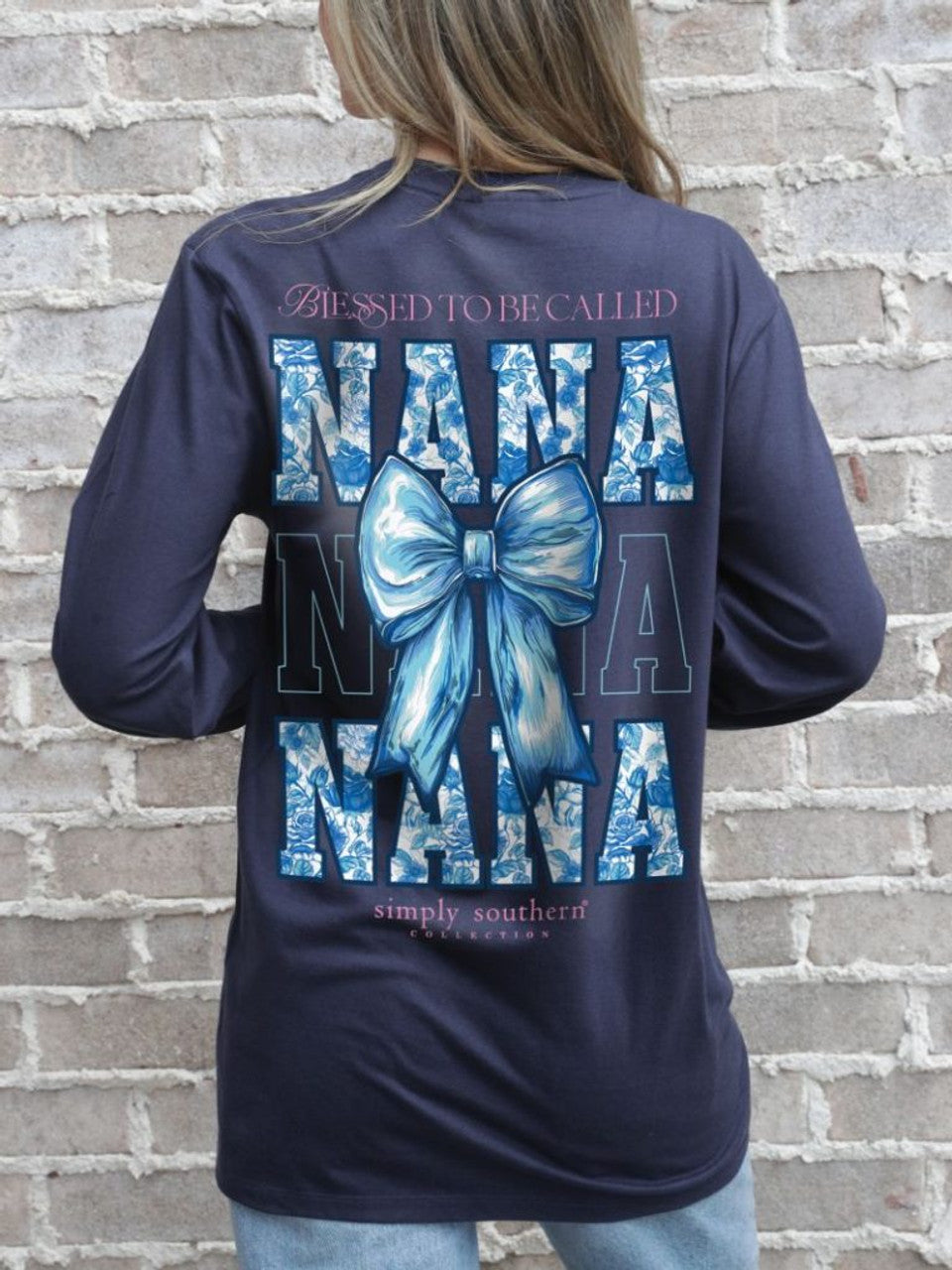 FINAL SALE - Simply Southern - Blessed to be Called Nana Long Sleeve Tee - 2024