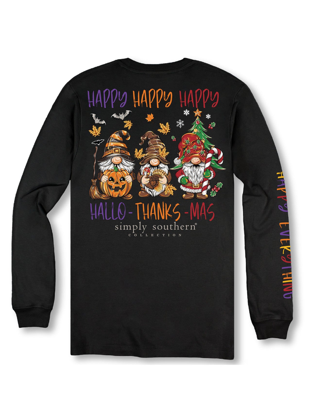 Simply Southern - Happy Everything Long Sleeve Tee - 2025