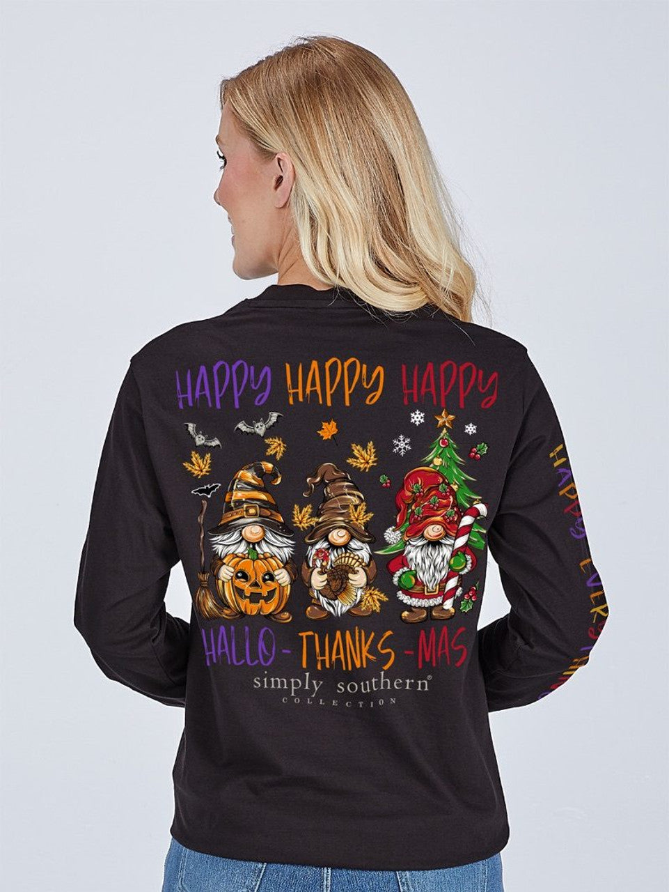 Simply Southern - Happy Everything Long Sleeve Tee - 2025