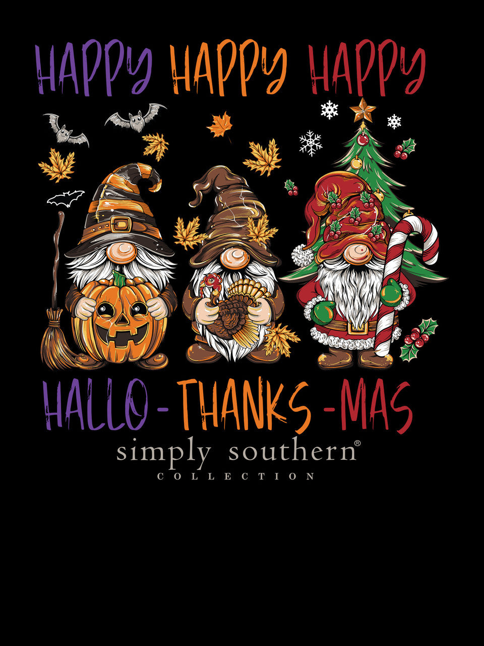 Simply Southern - Happy Everything Long Sleeve Tee - 2025