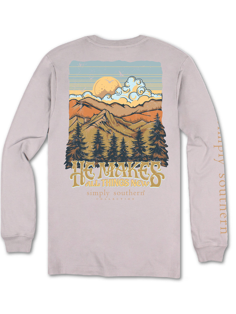 Simply Southern - He Makes All Things New Long Sleeve Tee - 2025