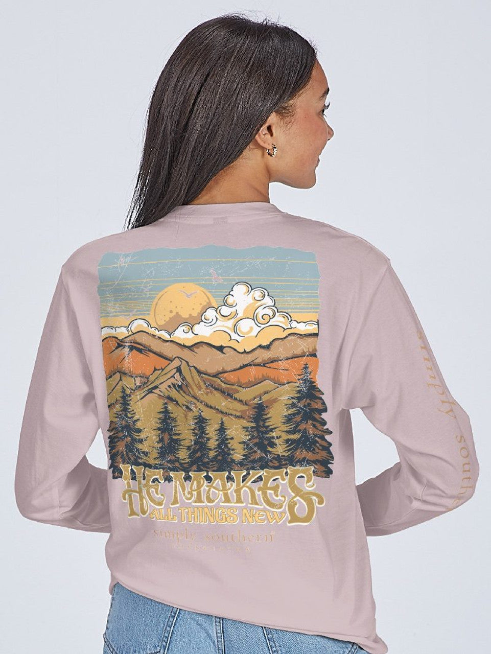 Simply Southern - He Makes All Things New Long Sleeve Tee - 2025