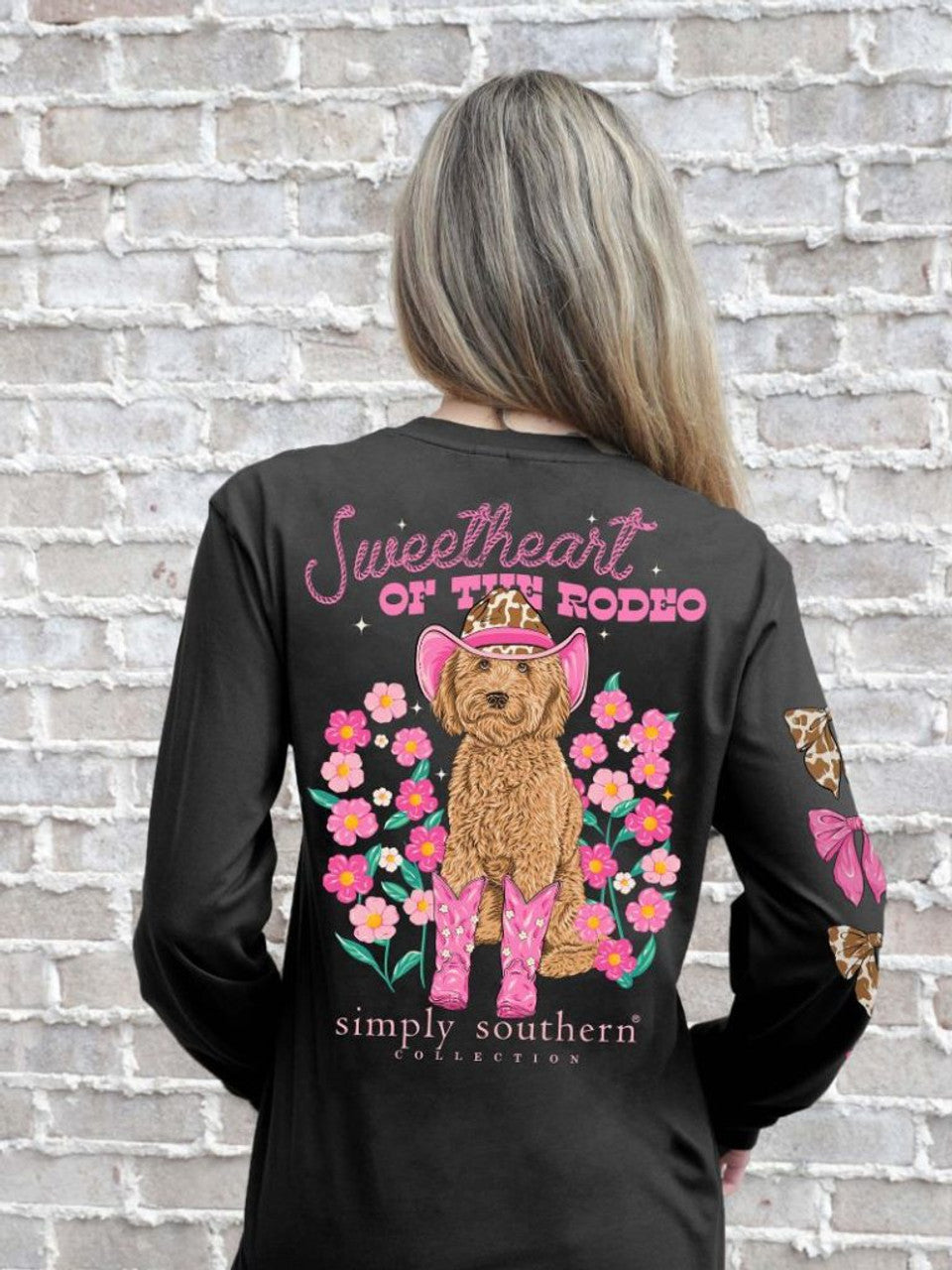 FINAL SALE - Simply Southern - Sweetheart of the Rodeo Long Sleeve Tee
